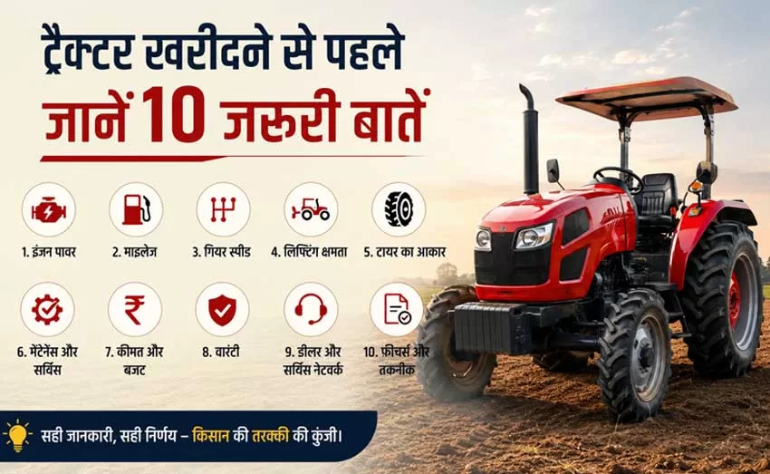 ट्रैक्टर खरीदने से पहले ध्यान रखने योग्य 10 जरूरी बातें