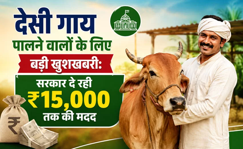 देसी गाय पालने वालों के लिए बड़ी खुशखबरी
