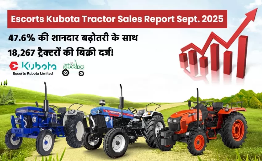 Kubota Tractor Sales Report September 2025 | 18,267 Units Sold