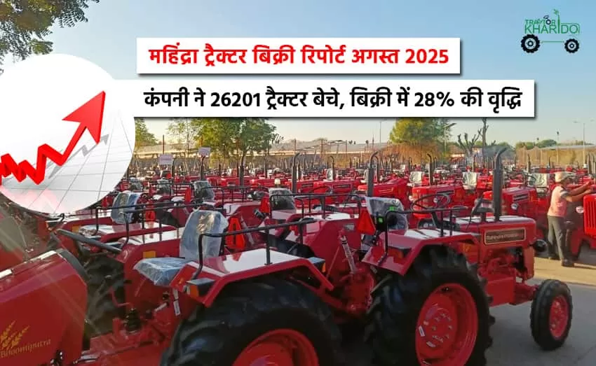 Mahindra Farm Equipment Tractor Sales Report August 2025: Sold 26201 Tractor, Sales Growth by 28%