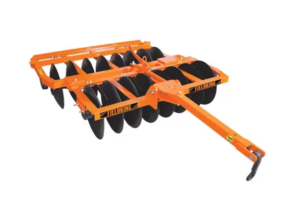 Fieldking Trailed Offset Disc Harrow (With Tyre)